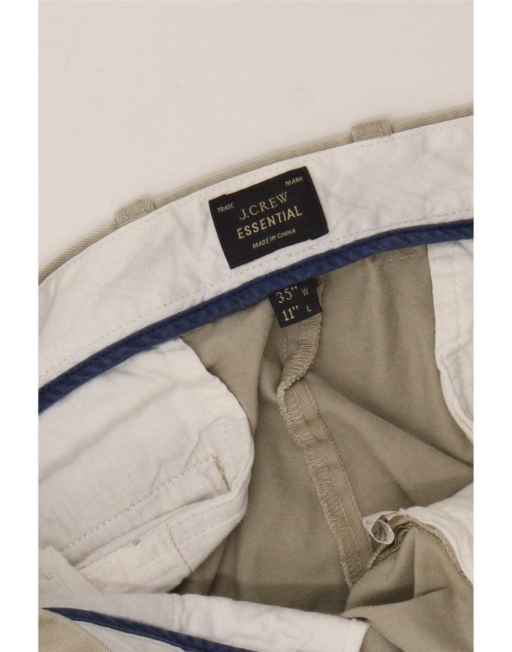 J. CREW Mens Chino Shorts W35 Large Beige Cotton