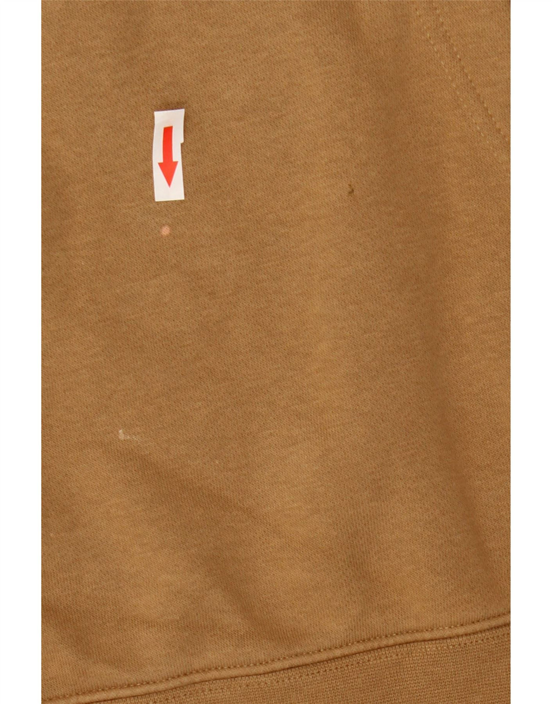 Nike Mens Hoodie Jumper Small Beige Cotton