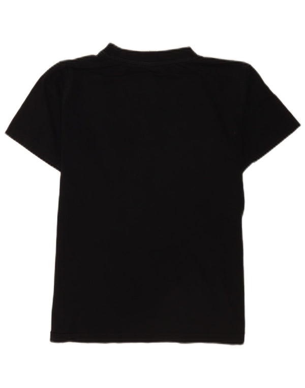 Carrera Boys Graphic T-Shirt Top 11-12 Years Black Cotton