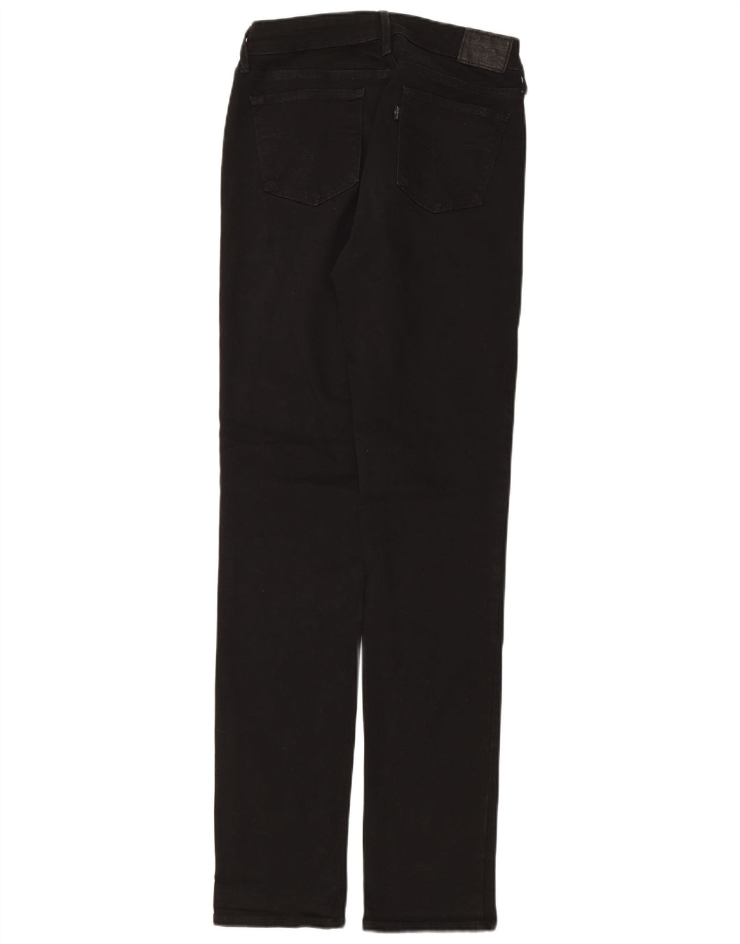 Levi's Womens 710 Slim Jeans W30 L34 Black Cotton
