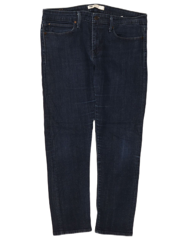 LEVI'S Womens Slim Jeans W30 L27  Navy Blue Cotton