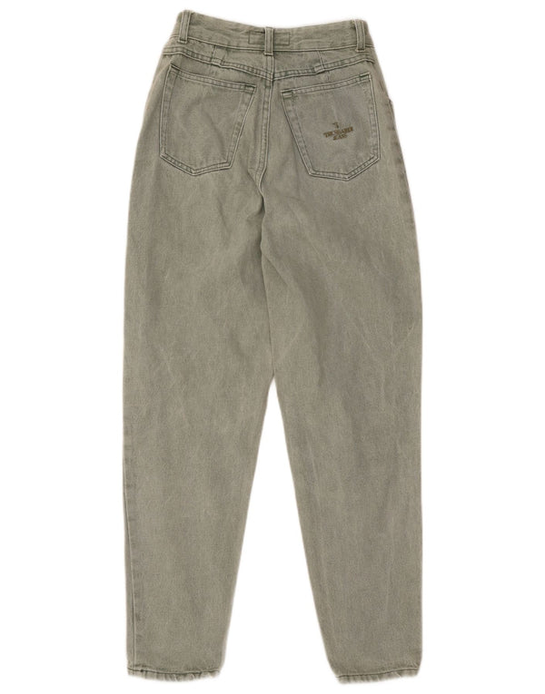 Trussardi Womens Tapered Jeans IT 44 Medium W37 L29 Green Cotton