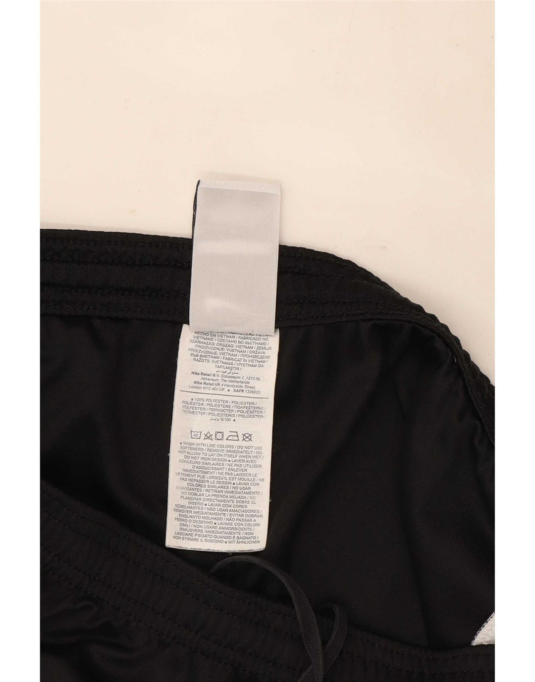 Nike Mens Dri Fit Slim Fit Sport Shorts Medium  Black Colourblock Polyester