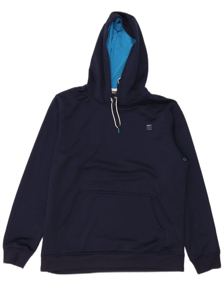 MOUNTAIN WAREHOUSE Womens Hoodie Jumper UK 18 XL Navy Blue Polyester