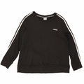Adidas Womens Climalite Sweatshirt Jumper UK 20/22 XL Black Polyester