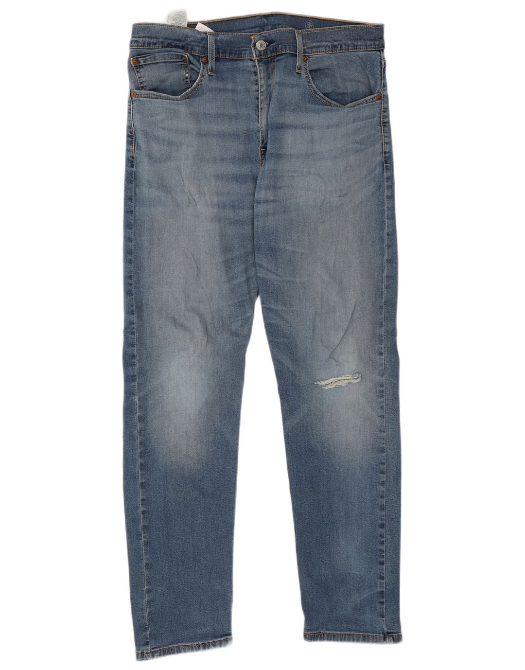 Levi's Mens 512 Distressed Slim Tapered Jeans W33 L30 Blue Cotton