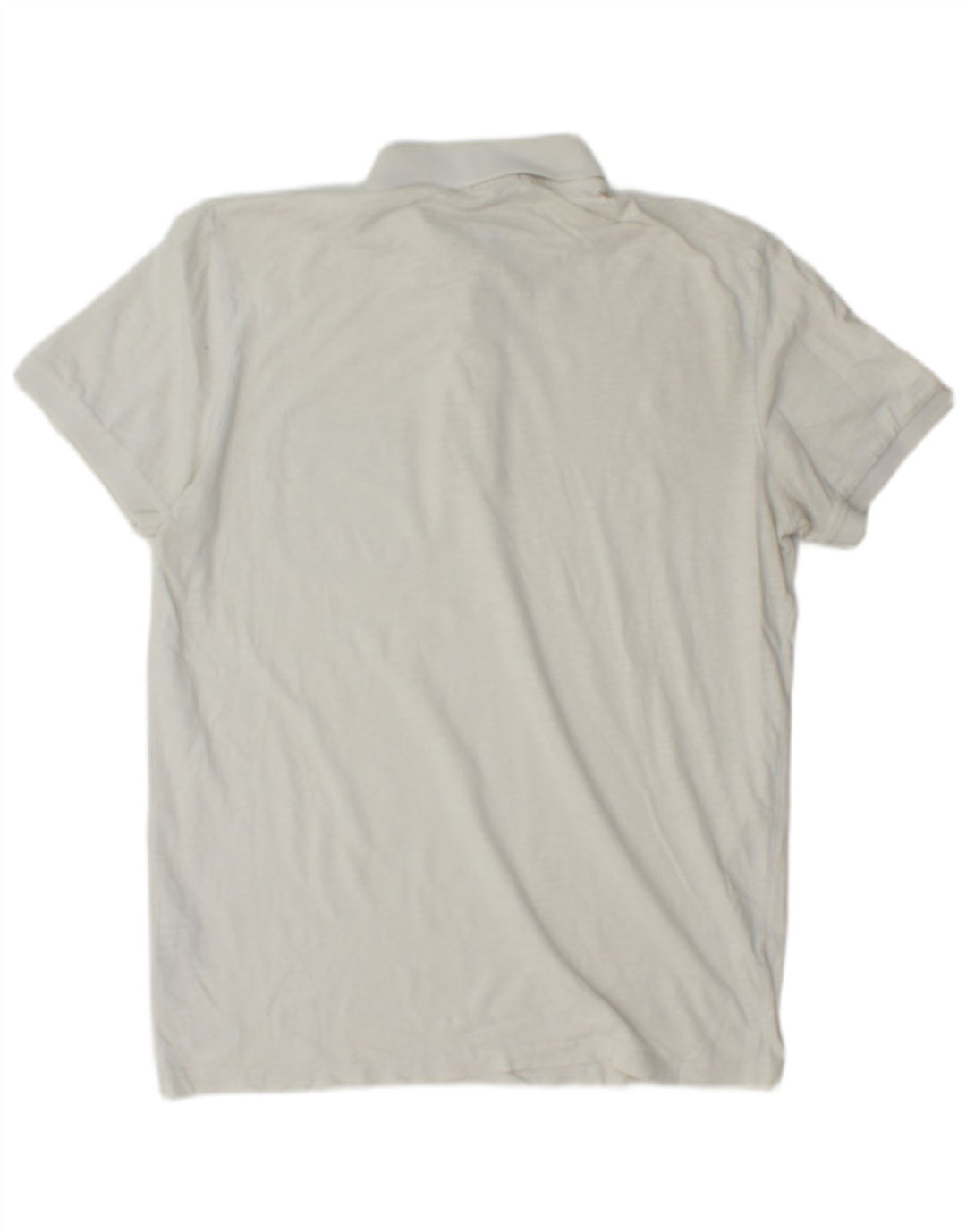 Jack & Jones Mens Polo Shirt Small White Cotton