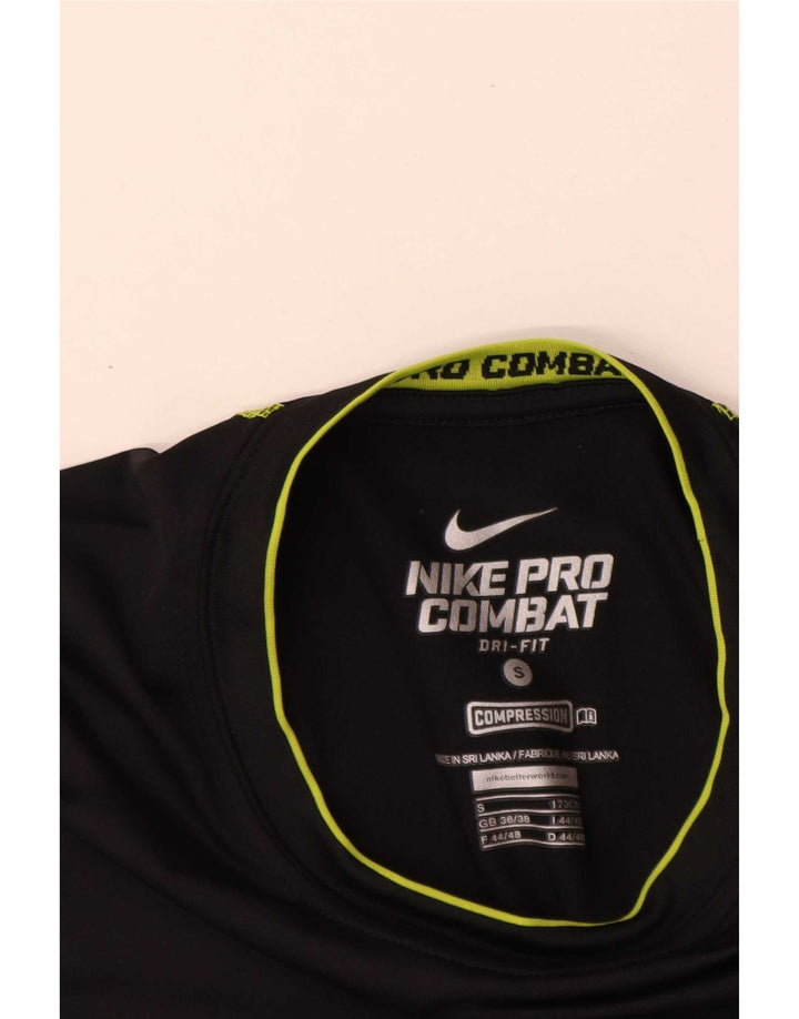 Nike Mens Dri Fit T-Shirt Top UK 36/38 Small Black