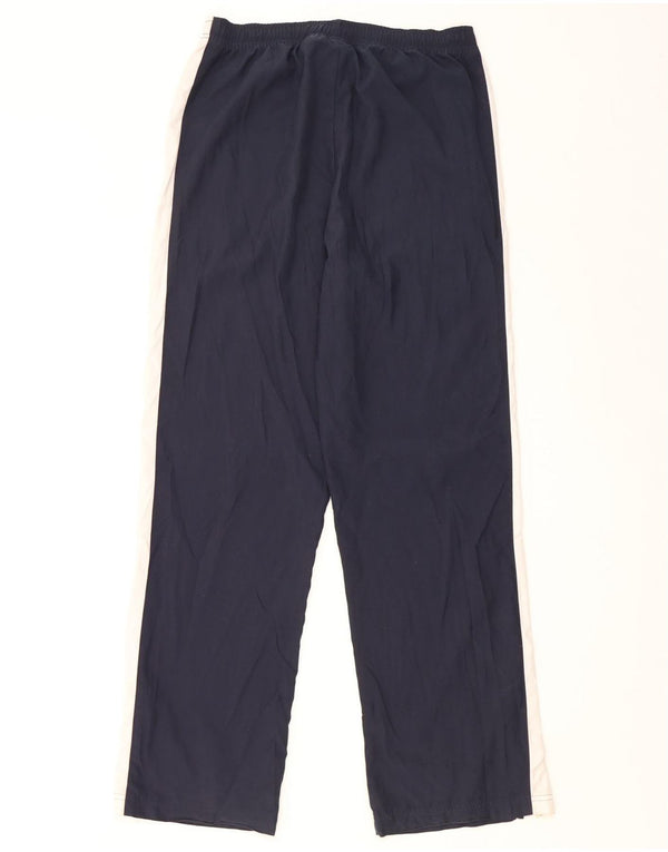 Nike Womens Tracksuit Trousers US 8/10 Medium Navy Blue Colourblock