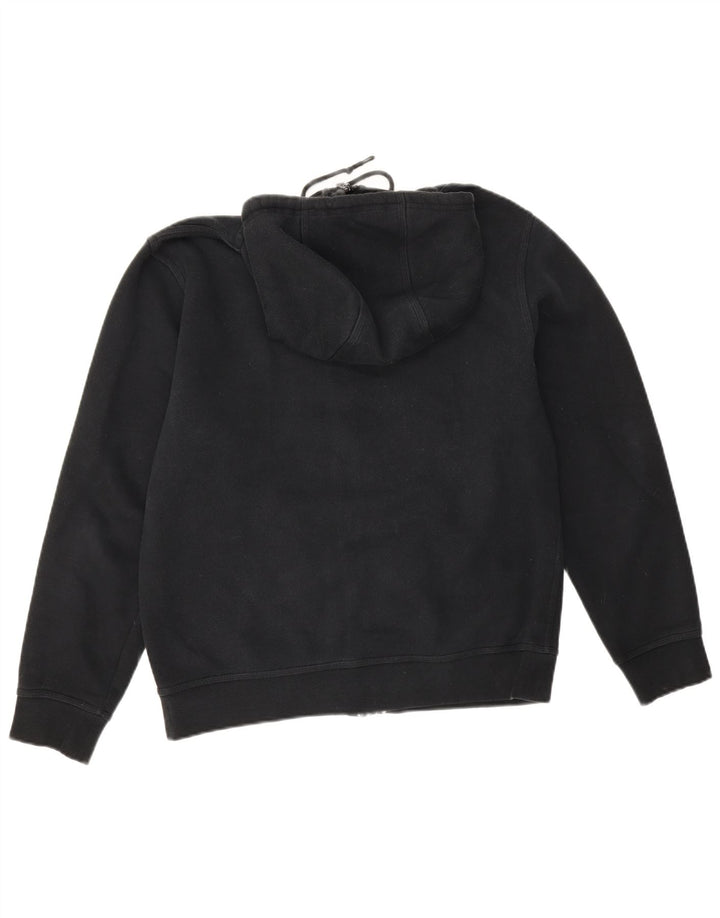 Nike Mens Zip Hoodie Sweater Medium Black Cotton