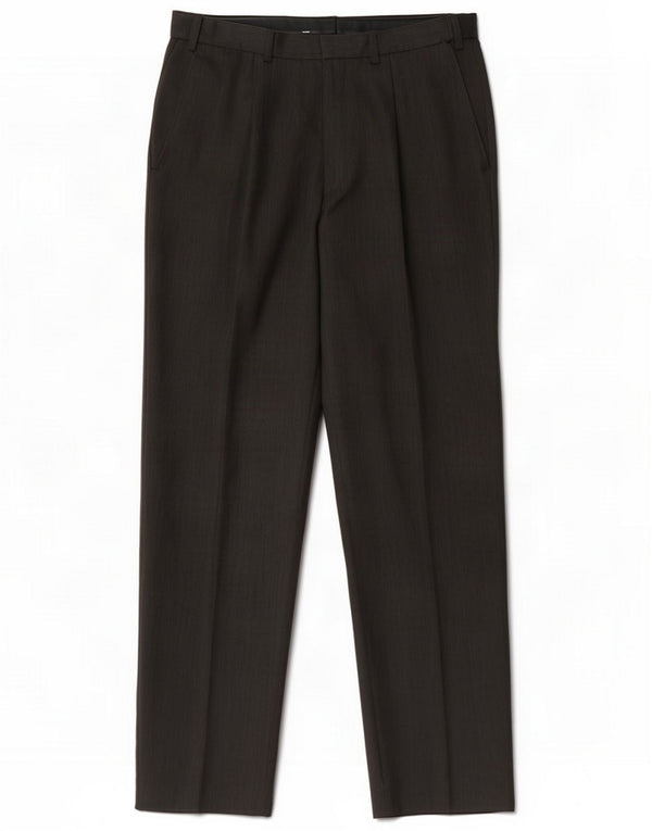 Marks & Spencer Mens Pegged Casual Trousers W32 L33 Grey Polyester