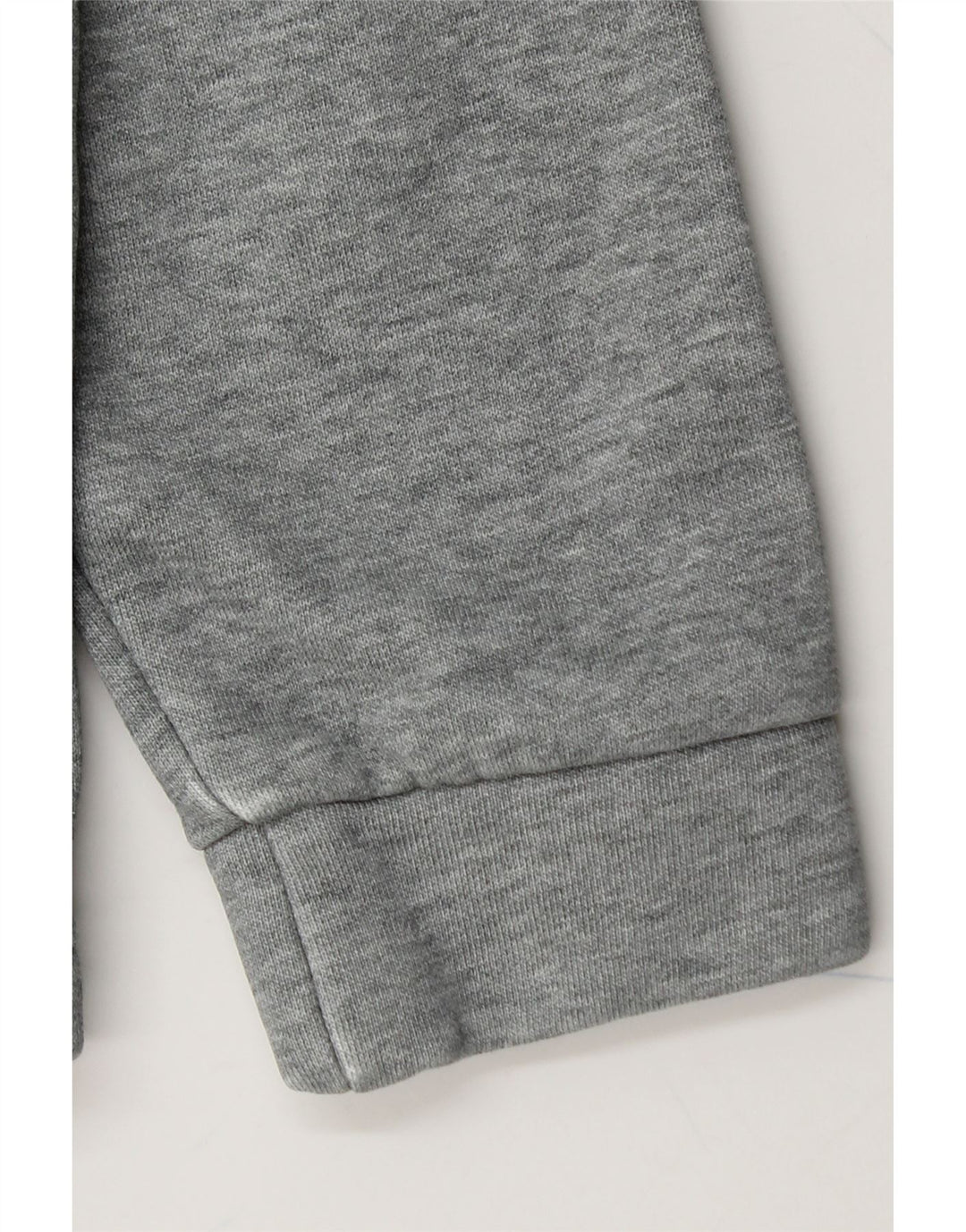 PUMA Boys Graphic Zip Hoodie Sweater 11-12 Years Grey Cotton