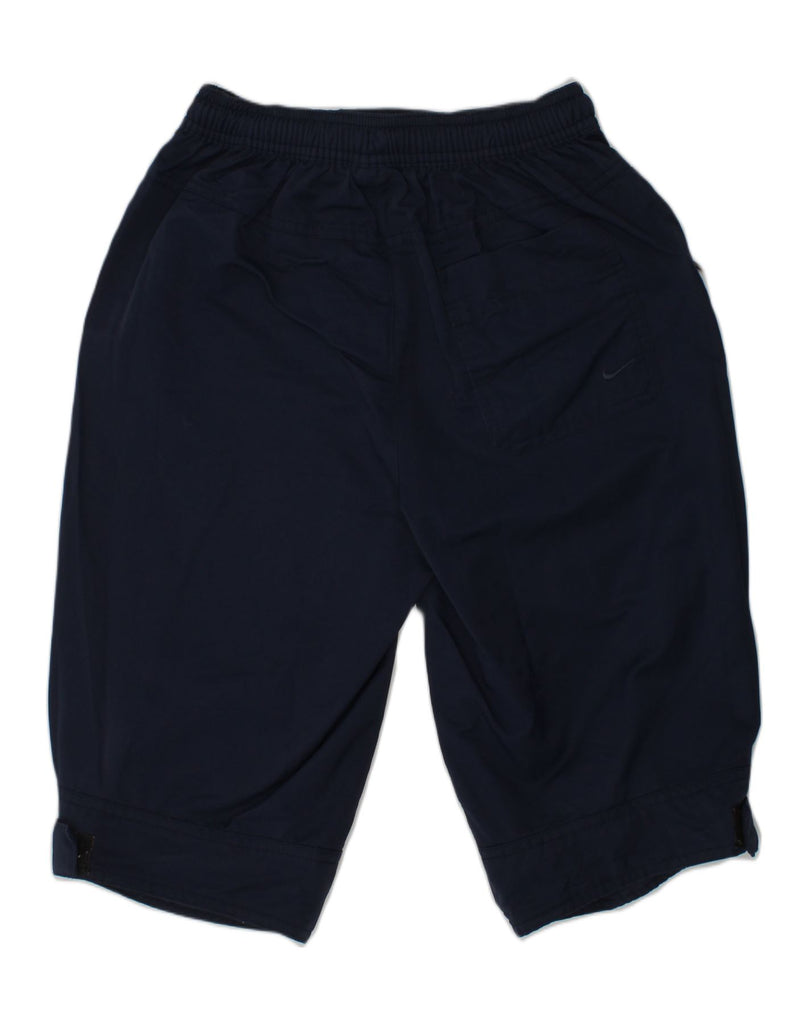 NIKE Boys Bermuda Shorts 11-12 Years W22  Navy Blue Cotton | Vintage Nike | Thrift | Second-Hand Nike | Used Clothing | Messina Hembry 