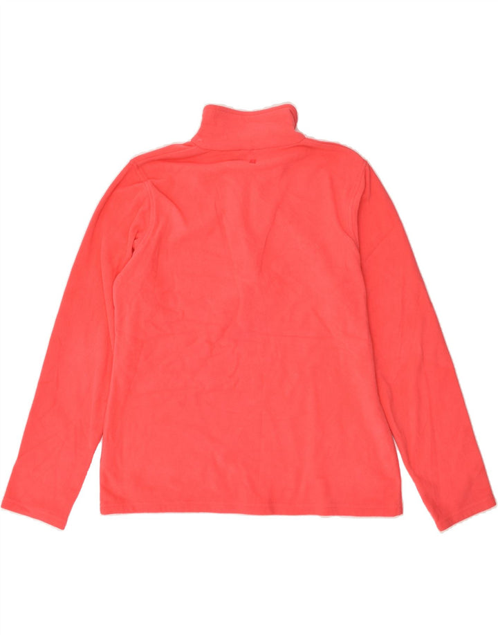 MOUNTAIN WAREHOUSE Womens Zip Neck Fleece Jumper UK 16 Large Red Polyester | Vintage Mountain Warehouse | Thrift | Second-Hand Mountain Warehouse | Used Clothing | Messina Hembry 