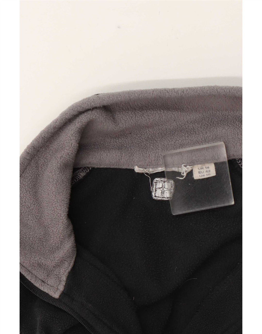 Mountain Warehouse Womens Zip Neck Fleece Jumper UK 14 Large Grey