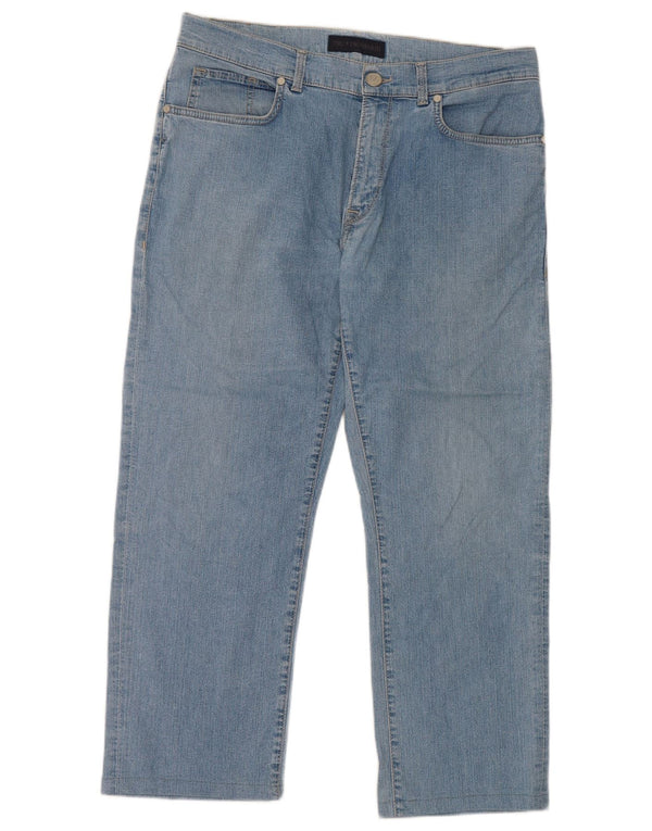 Trussardi Womens Cropped Jeans W33 L25 Blue