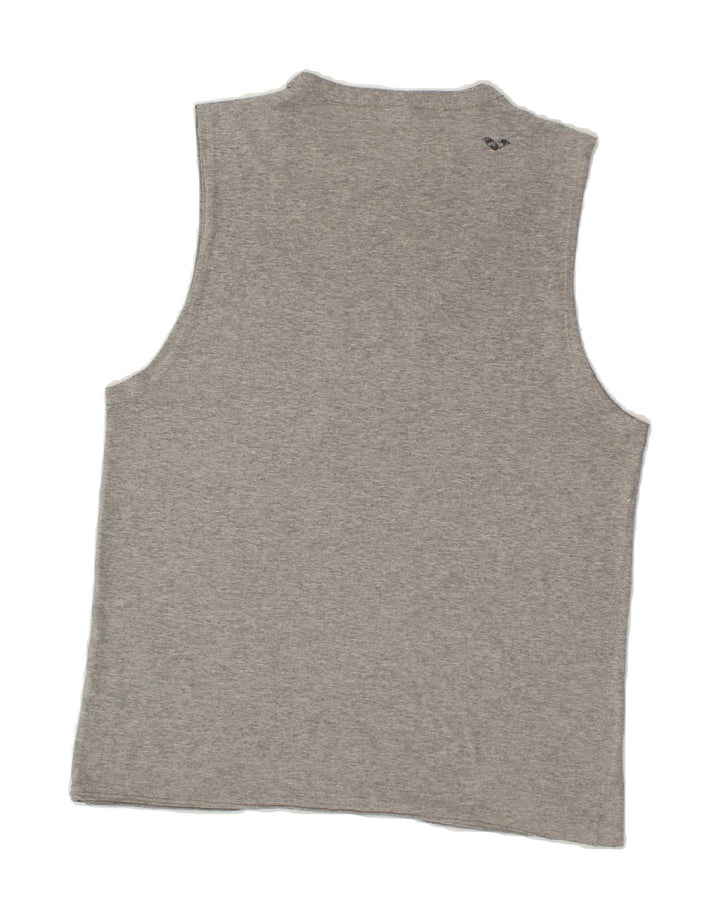 ARENA Mens Graphic Vest Top Medium Grey Vintage Arena and Second-Hand Arena from Messina Hembry 
