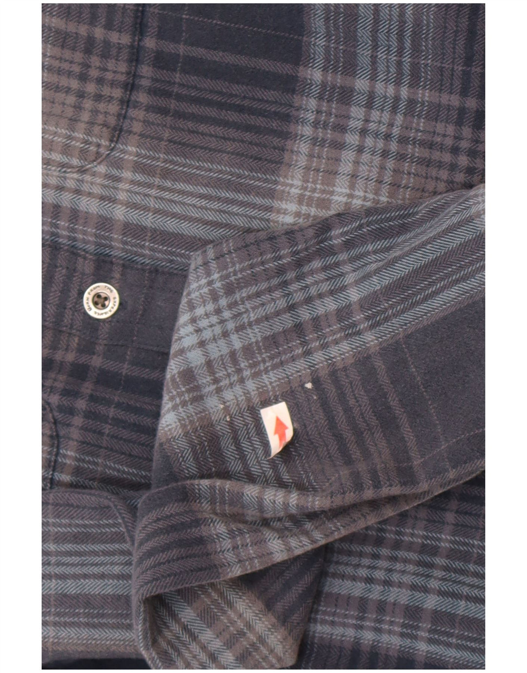 Prana Mens Lumberjack Flannel Shirt XS Blue Check