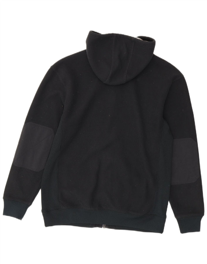 Timberland Mens Zip Hoodie Sweater Small Black Polyester
