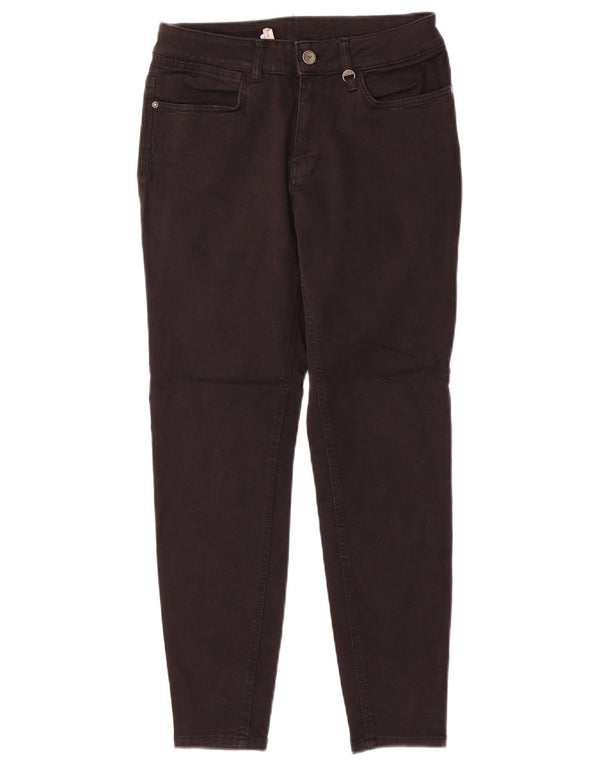 Zara Womens Crop Skinny Jeans EU 38 Small W28 L25 Black
