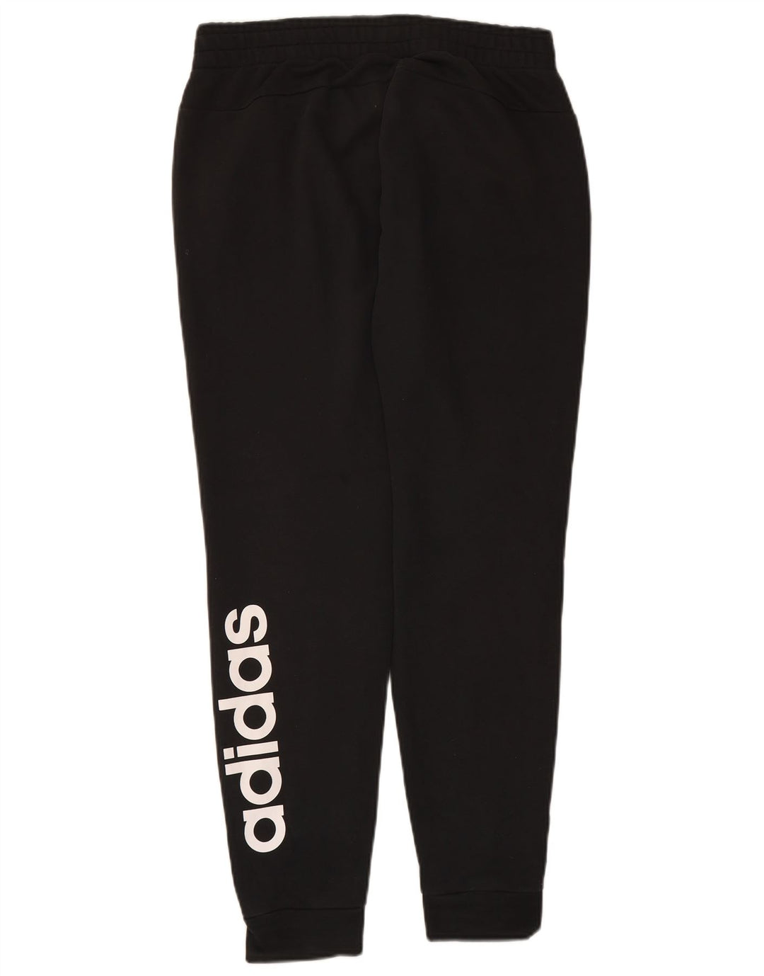 ADIDAS Womens Graphic Tracksuit Trousers Joggers UK 12/14 Medium  Black