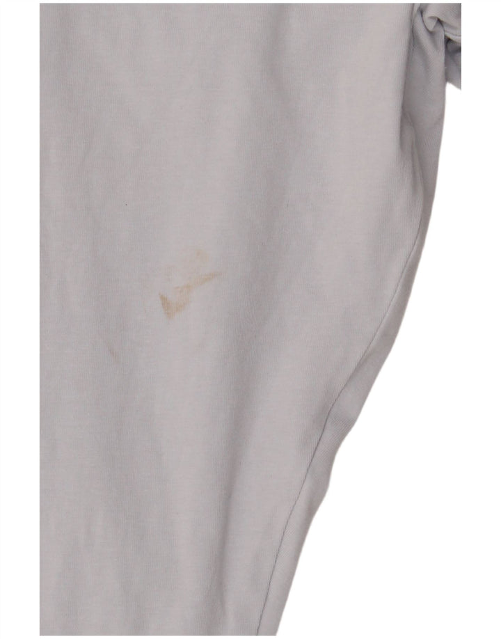 ADIDAS Womens Leggings UK 16 Large  Blue Cotton