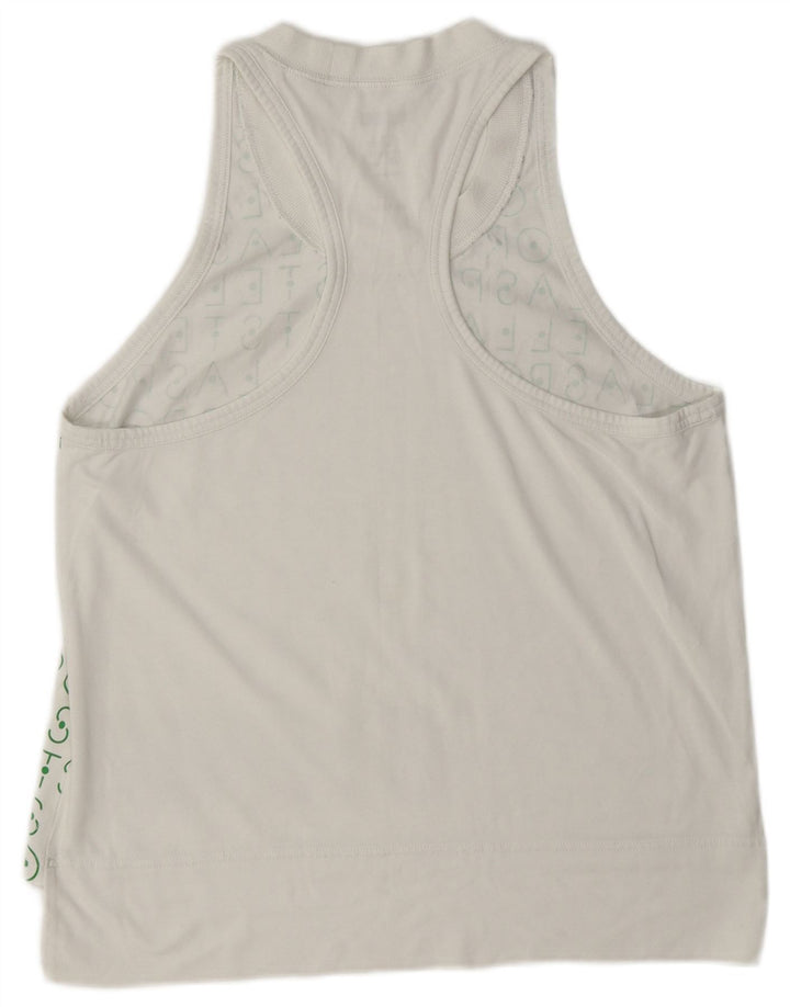 Adidas Womens Stella Graphic Vest Top UK 12/14 Medium White