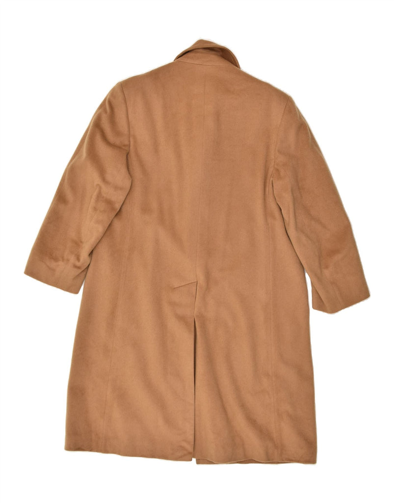 AQUASCUTUM Womens Overcoat UK 14 Medium Brown | Vintage Aquascutum | Thrift | Second-Hand Aquascutum | Used Clothing | Messina Hembry 