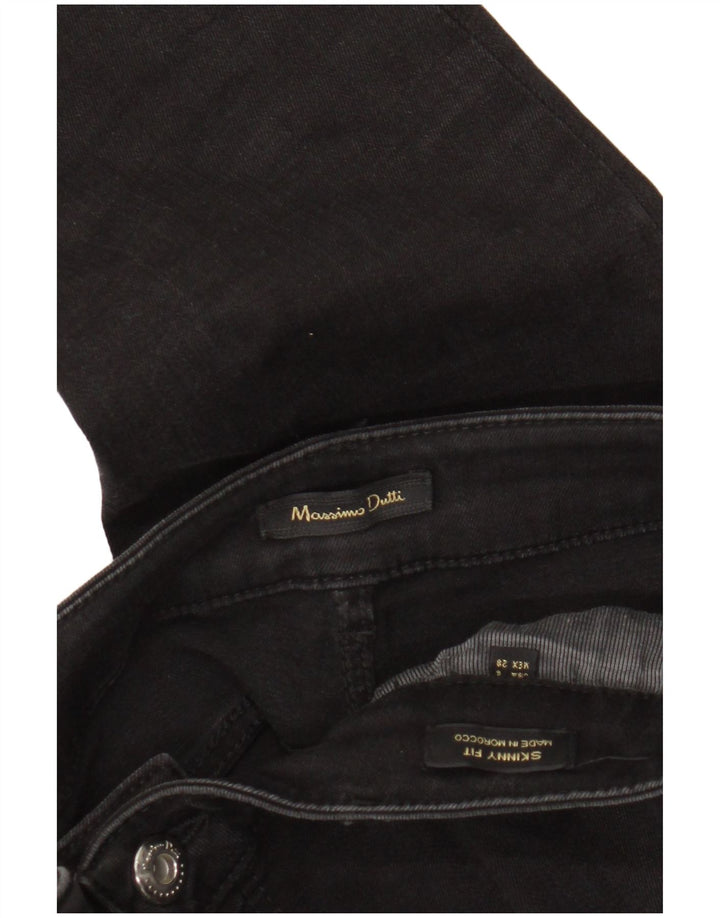 Massimo Dutti Womens Skinny Jeans EU 38 Small W28 L30 Black