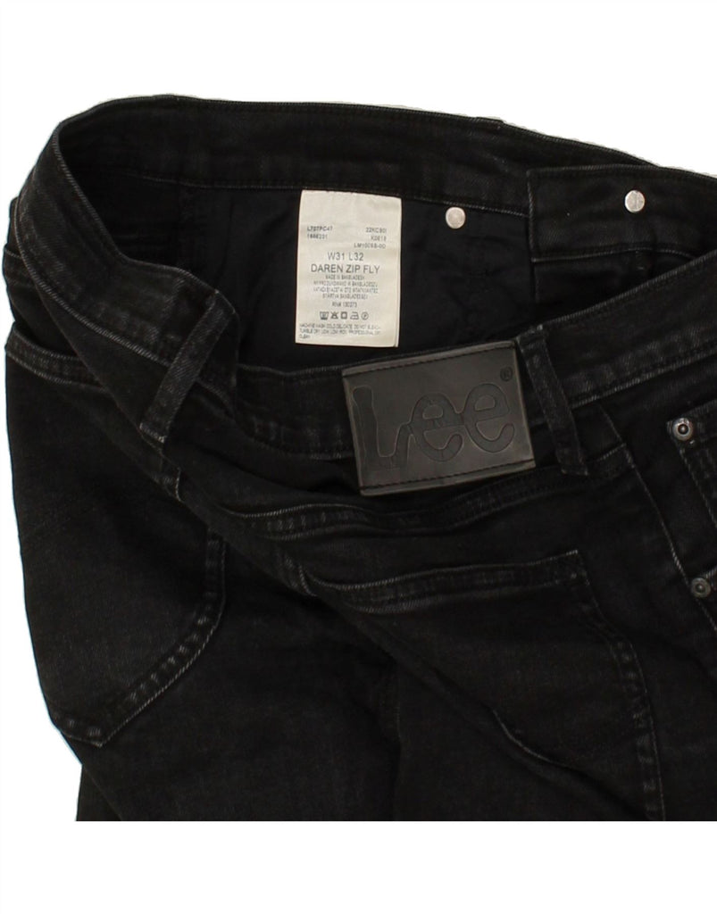 LEE Mens Daren Zip Fly Slim Jeans W31 L32 Black Cotton Vintage Lee and Second-Hand Lee from Messina Hembry 