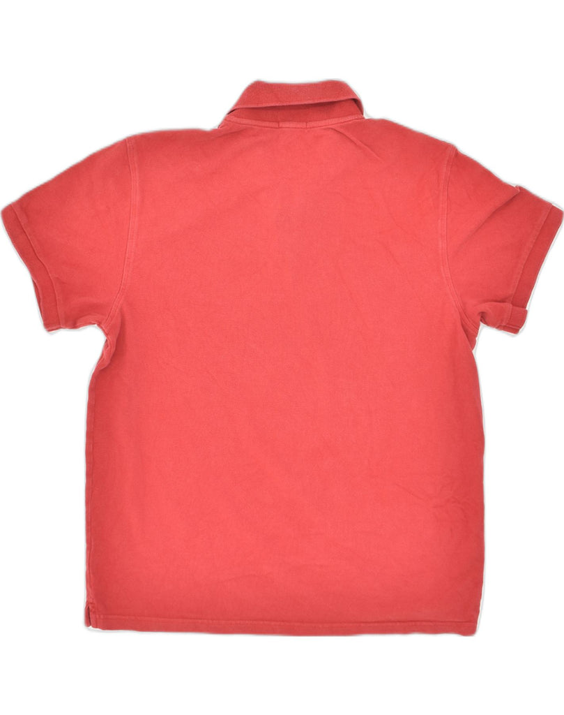 J. CREW Mens Polo Shirt Medium Red Cotton | Vintage J. Crew | Thrift | Second-Hand J. Crew | Used Clothing | Messina Hembry 