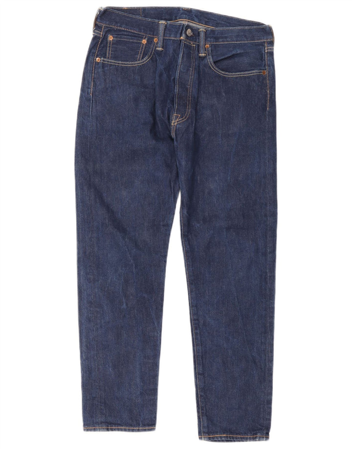 Levi's Mens 501 CT Straight Jeans W34 L32 Blue Cotton