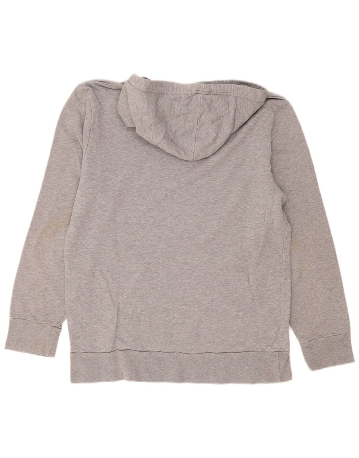 Levi's Mens Graphic Hoodie Jumper Medium Grey Flecked Cotton