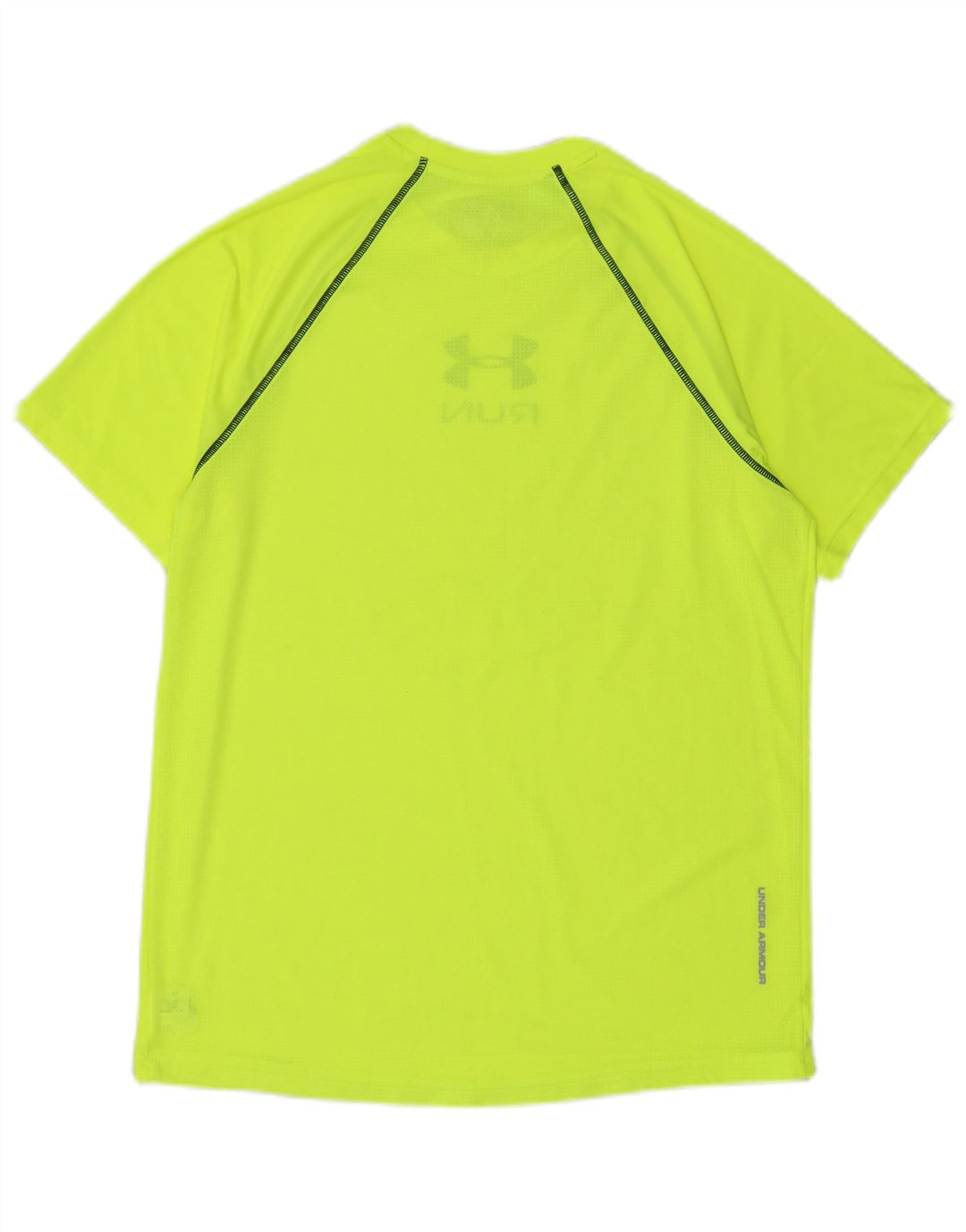 UNDER ARMOUR Mens Heat Gear Graphic T-Shirt Top Medium Green Polyester