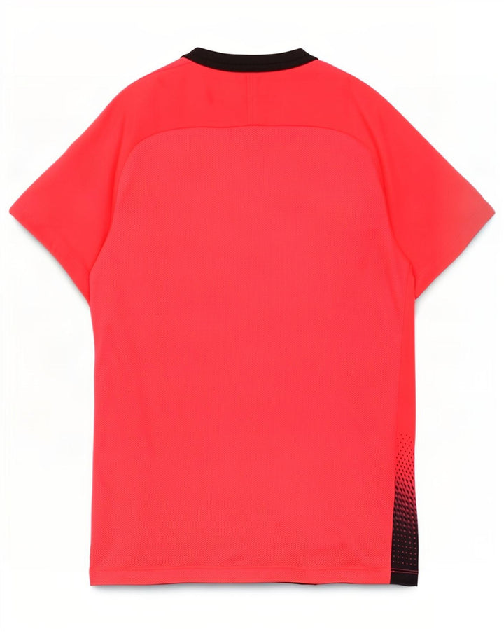 Nike Mens Dri Fit T-Shirt Top Small Red Colourblock