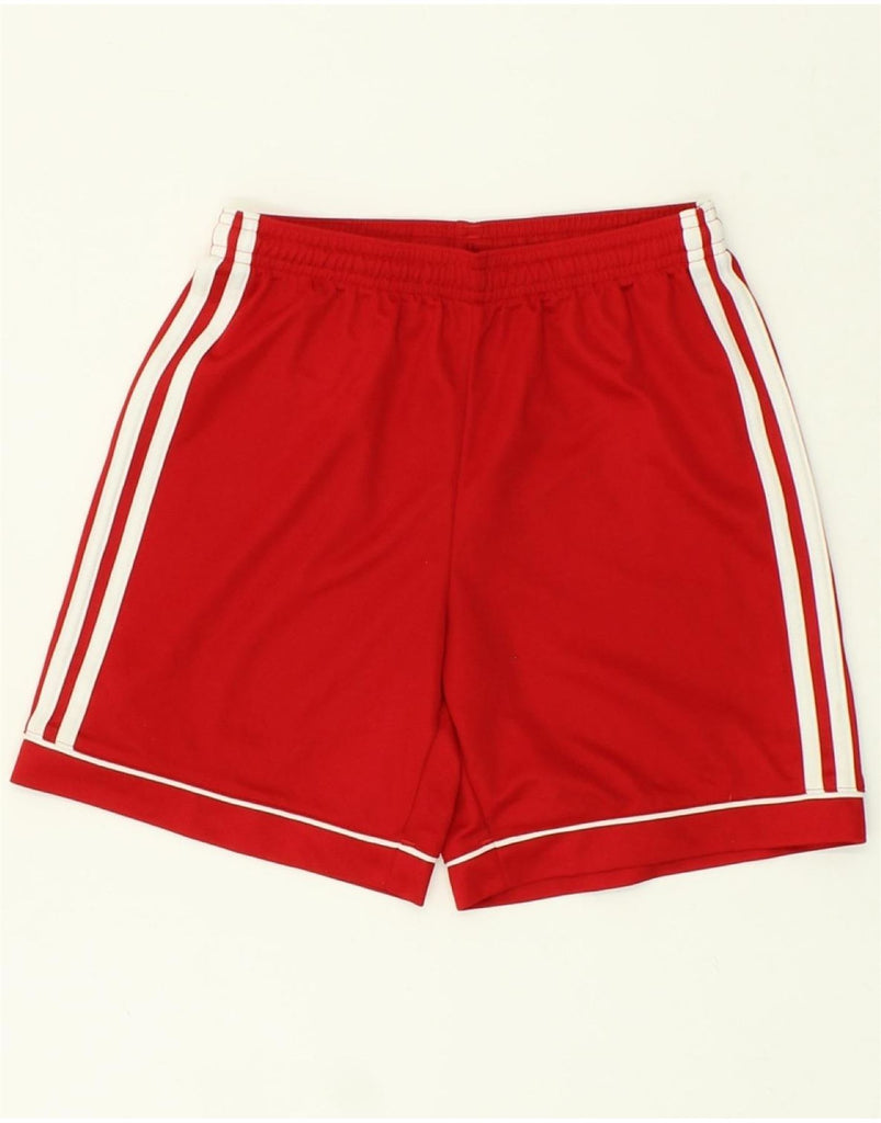 ADIDAS Boys Aeroready Sport Shorts 11-12 Years Red Polyester Vintage Adidas and Second-Hand Adidas from Messina Hembry 