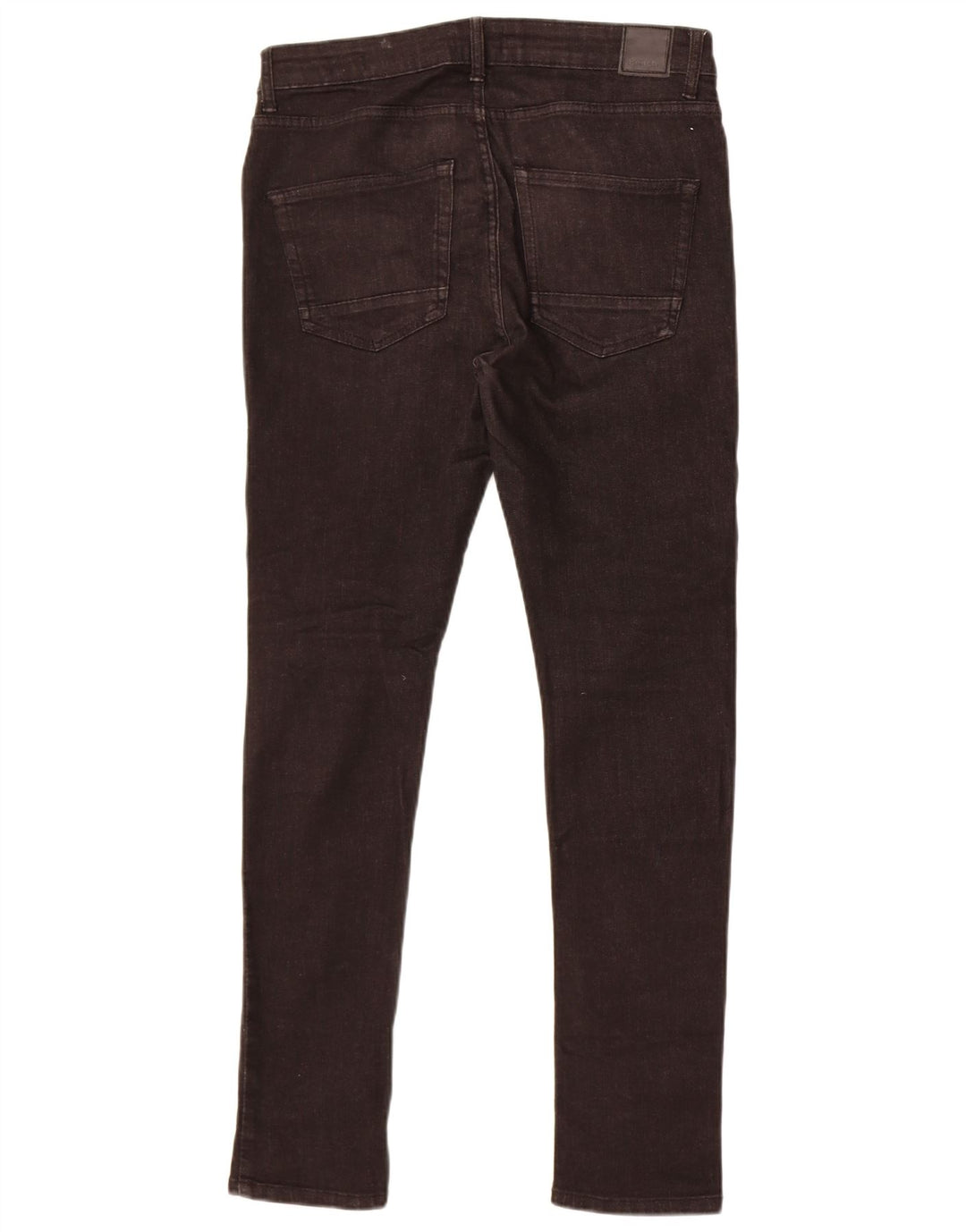 Bench Mens Skinny Jeans W32 L32 Black Cotton