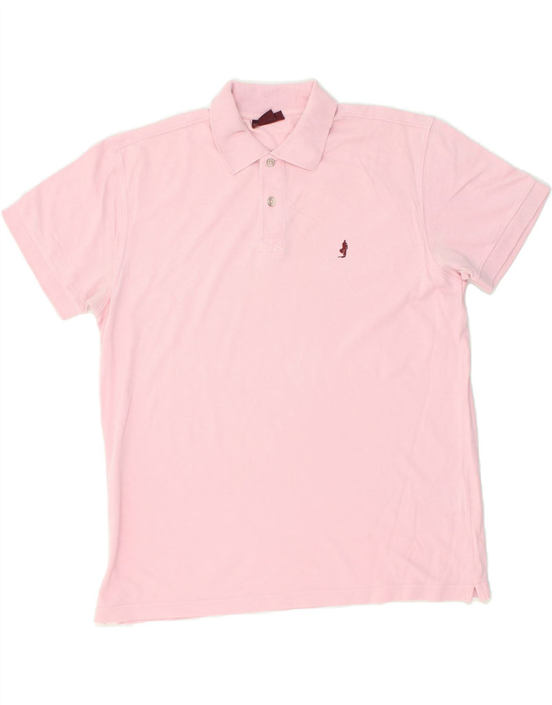 MARLBORO CLASSICS Mens Polo Shirt Large Pink Cotton | Vintage Marlboro Classics | Thrift | Second-Hand Marlboro Classics | Used Clothing | Messina Hembry 