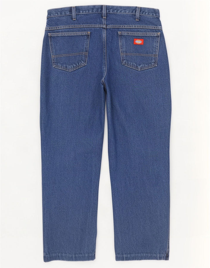 Dickies Mens Loose Jeans W36 L27 Blue Cotton