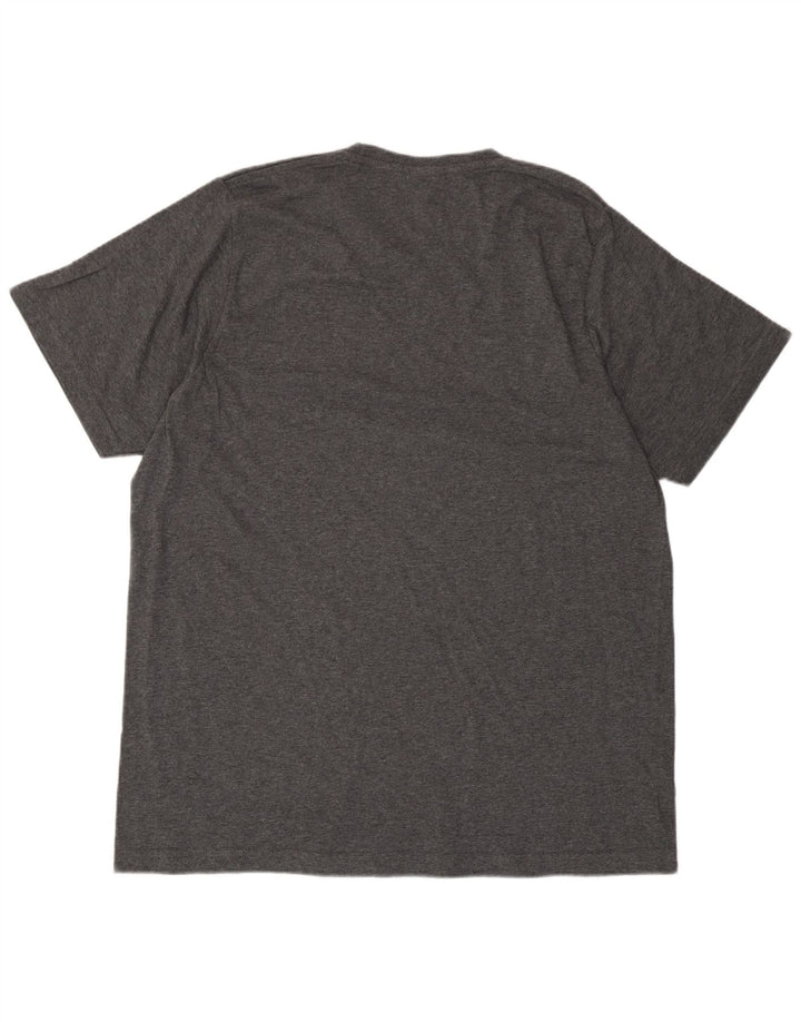 Adidas Mens Graphic T-Shirt Top Large Grey Cotton