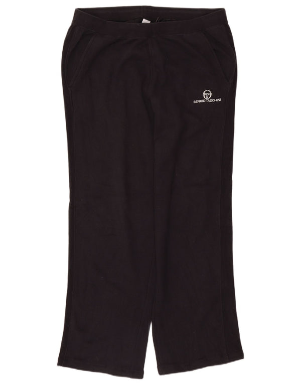 Sergio Tacchini Womens Tracksuit Trousers UK 16 Large  Navy Blue Cotton