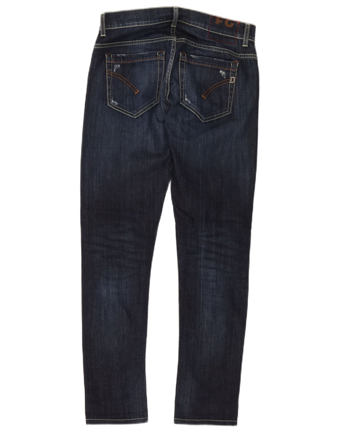 Dondup Mens Slim Jeans W31 L30 Navy Blue Cotton