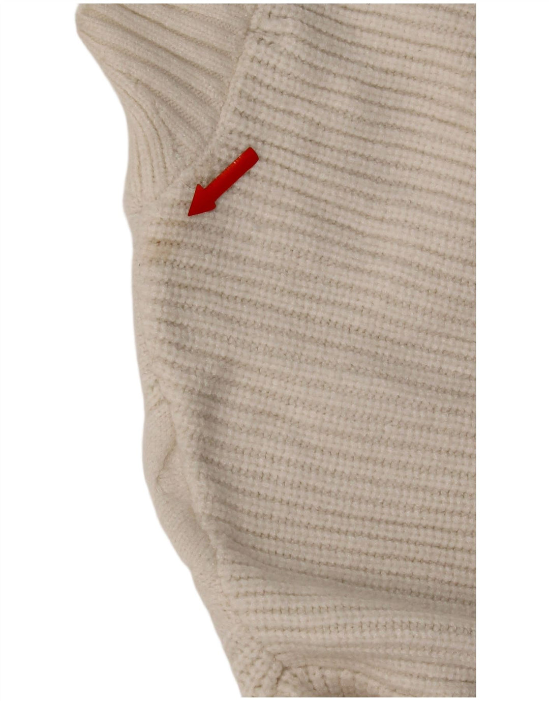Marks & Spencer Womens Turtle Neck Jumper Sweater UK 14 Medium White