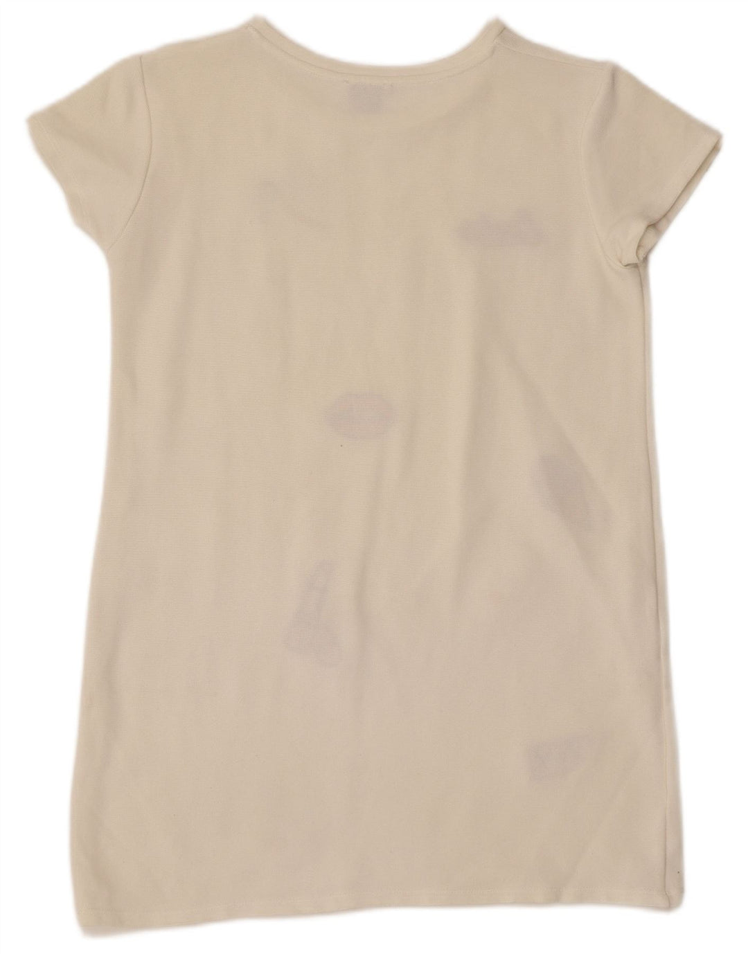 Zara Womens Trafaluc Tunic Top UK 10 Small Off White