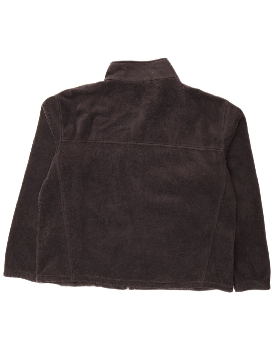 COLUMBIA Mens Fleece Jacket UK 44 2XL Black Polyester