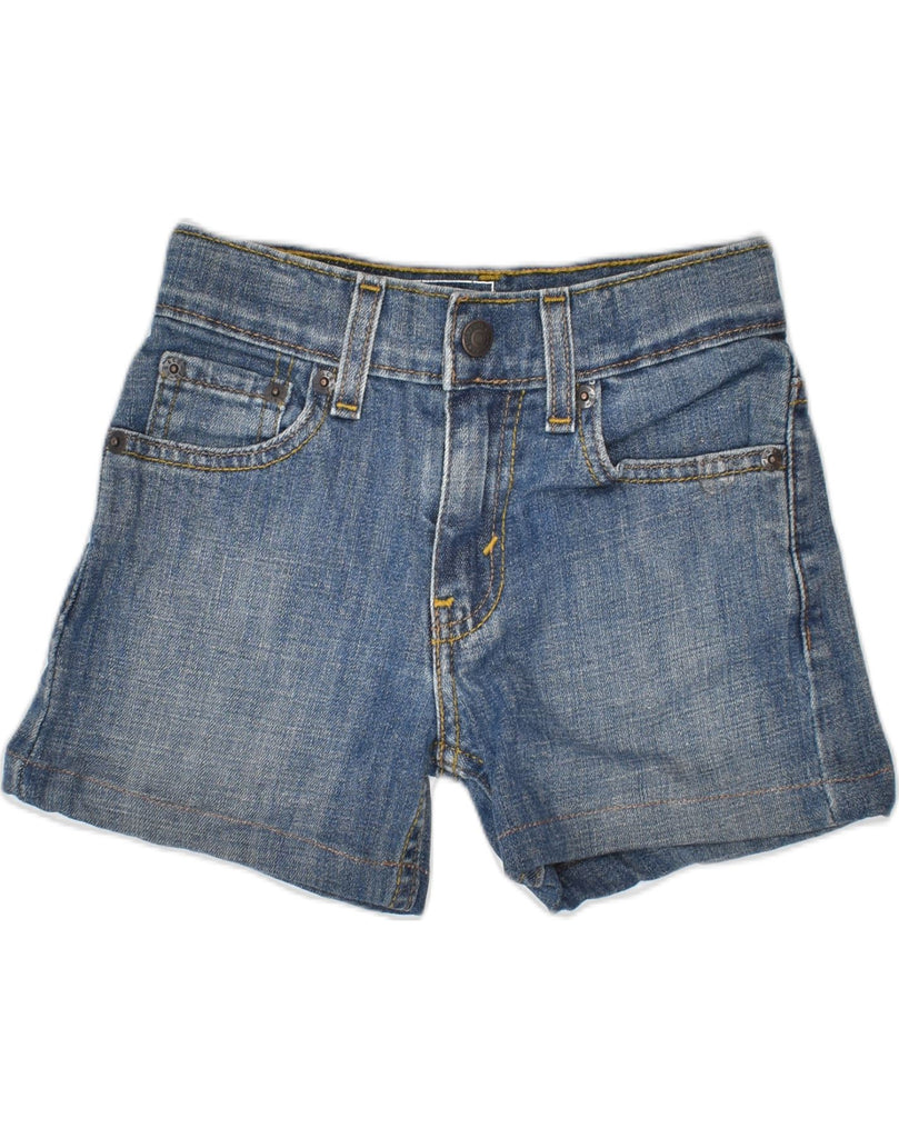 SIGNATURE BY LEVI'S Boys Denim Shorts 4-5 Years W22 Blue Cotton Classic | Vintage | Thrift | Second-Hand | Used Clothing | Messina Hembry 