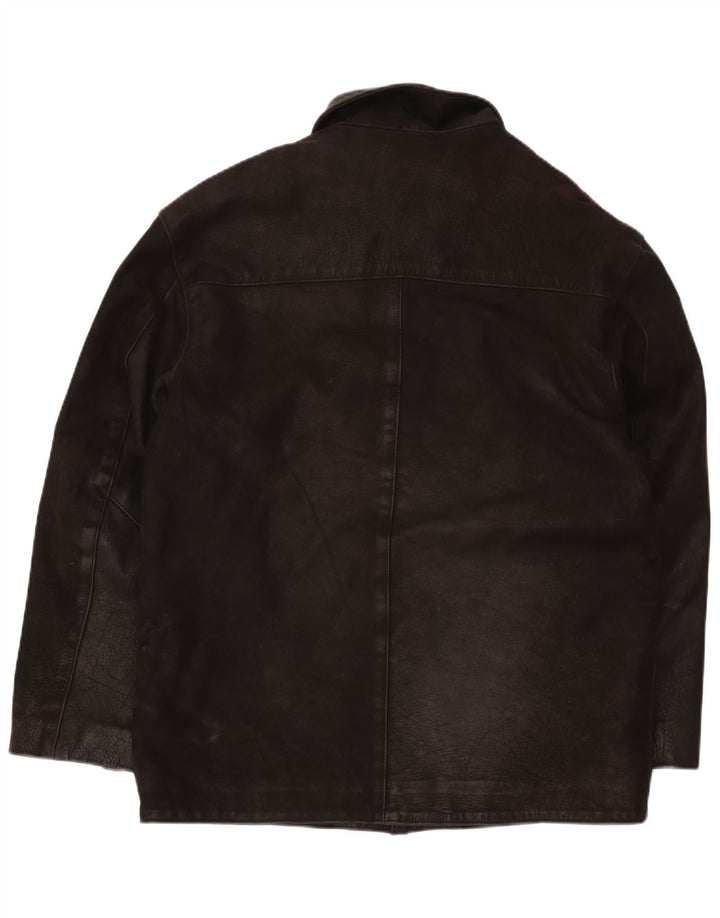 Vintage Mens Leather Jacket UK 40 Large Brown