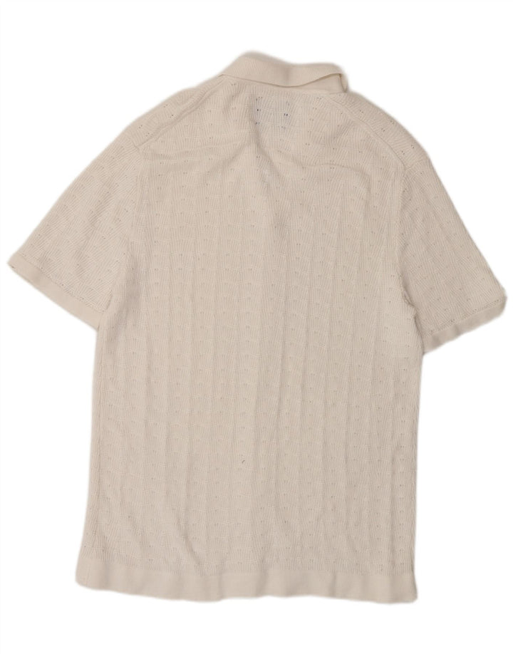 Abercrombie & Fitch Mens Short Sleeve Shirt Medium White