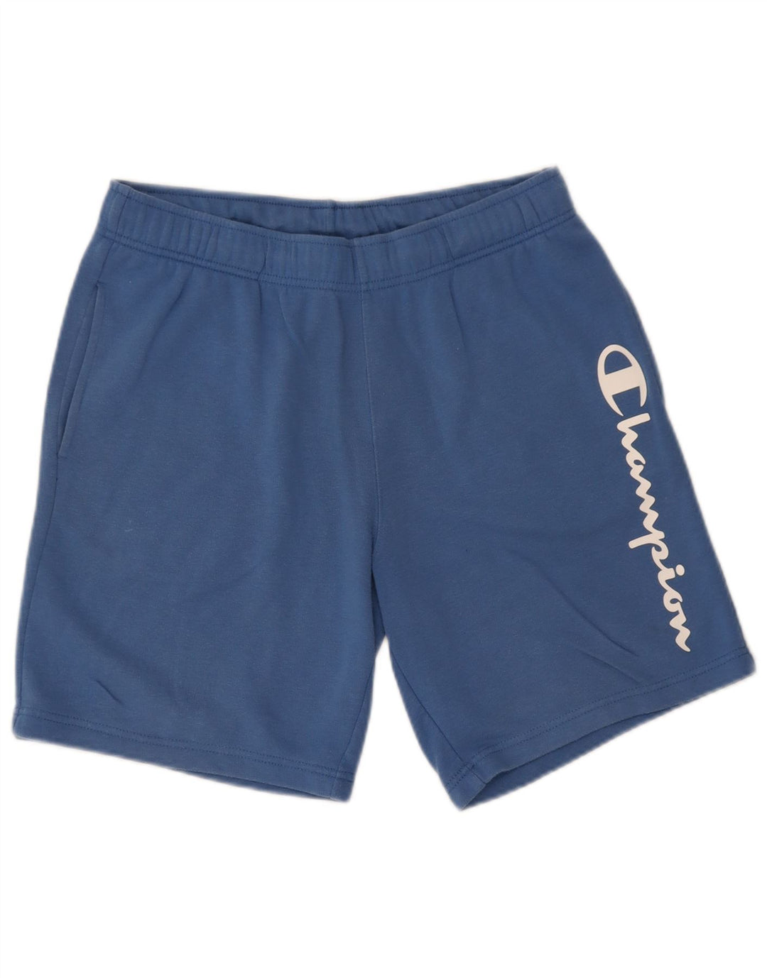 Champion Mens Graphic Sport Shorts Large  Blue Cotton