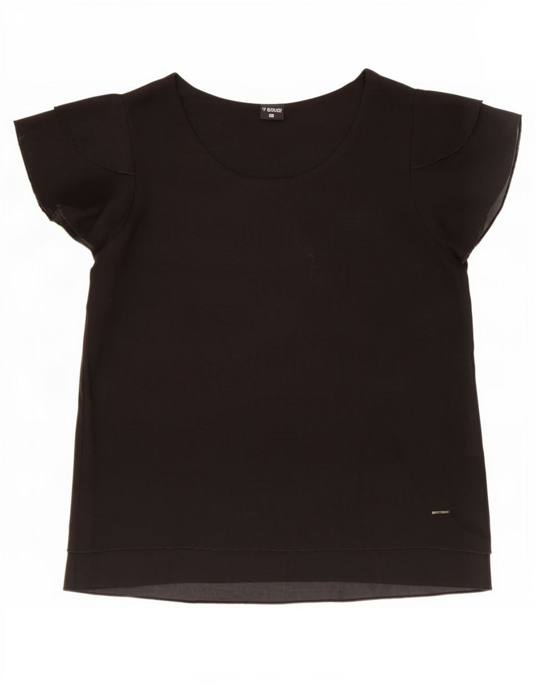 Brugi Womens Blouse Top UK 18 XL Black